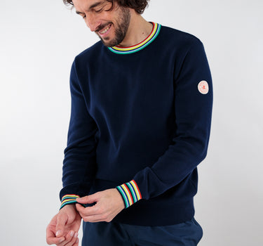 Pull finition multicolores