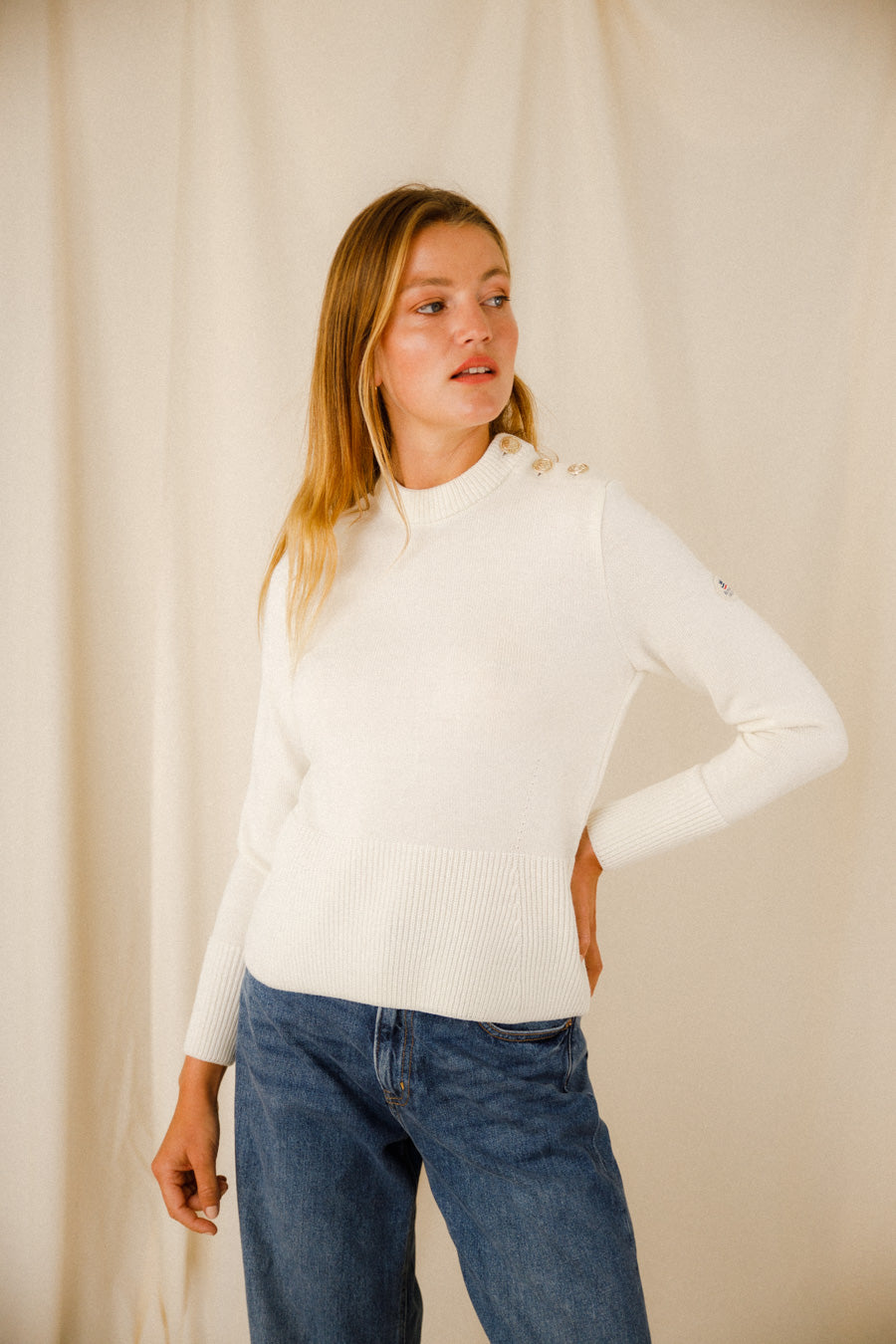 Plain sailor sweater Brunella 