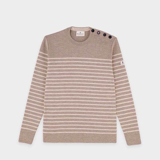 Merino wool striped sailor sweater