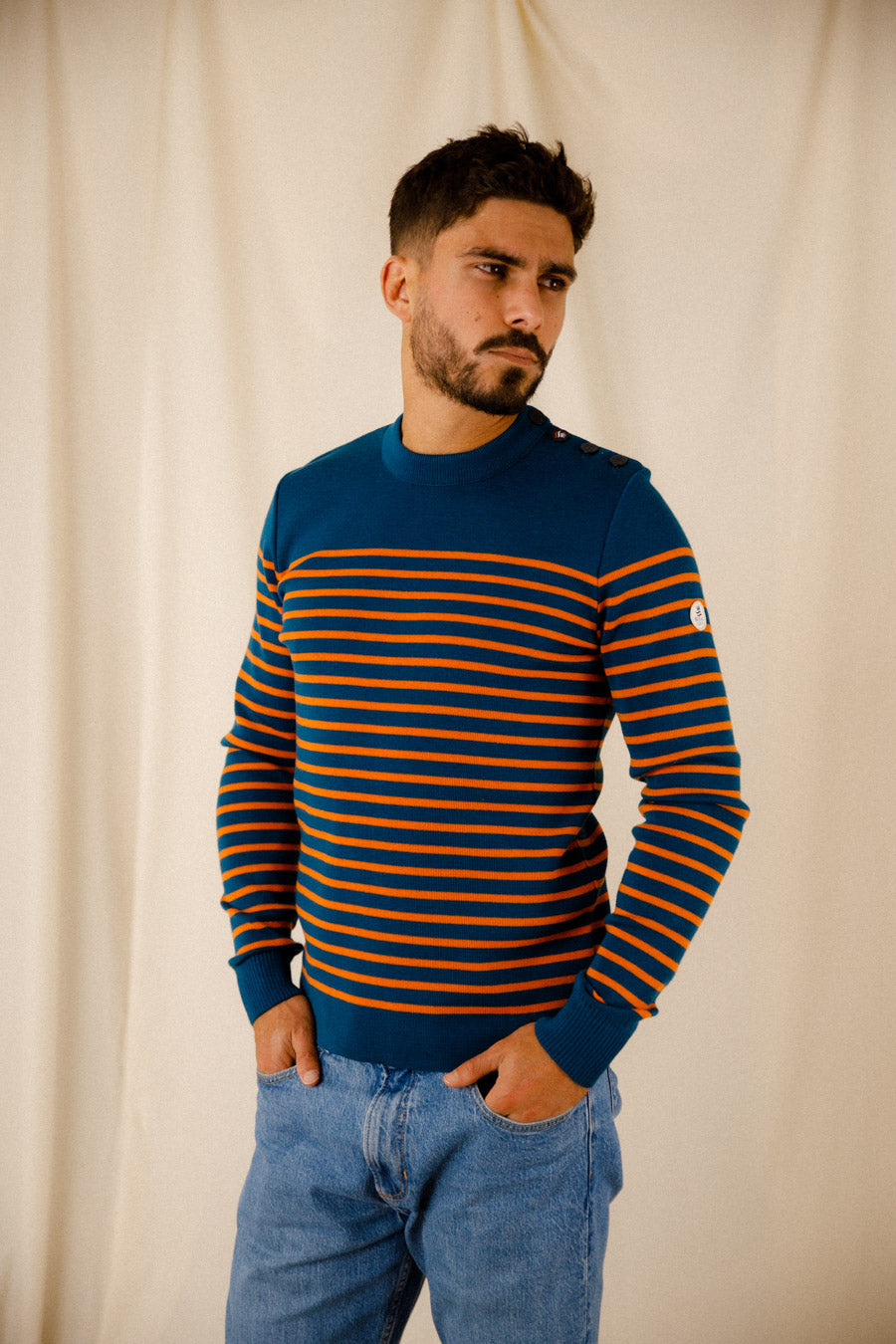 Striped sailor sweater Klasel 