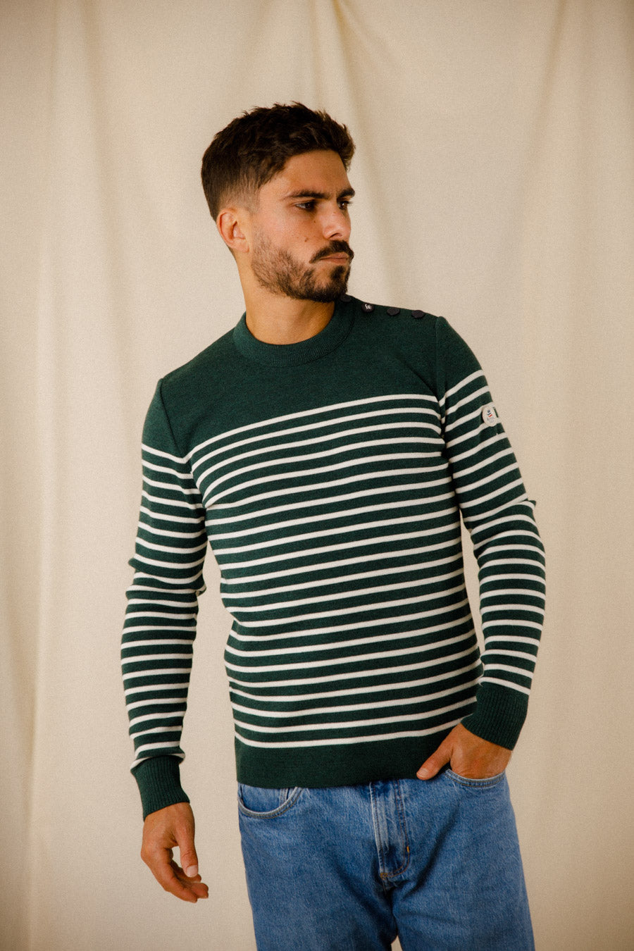 Striped sailor sweater Klasel 