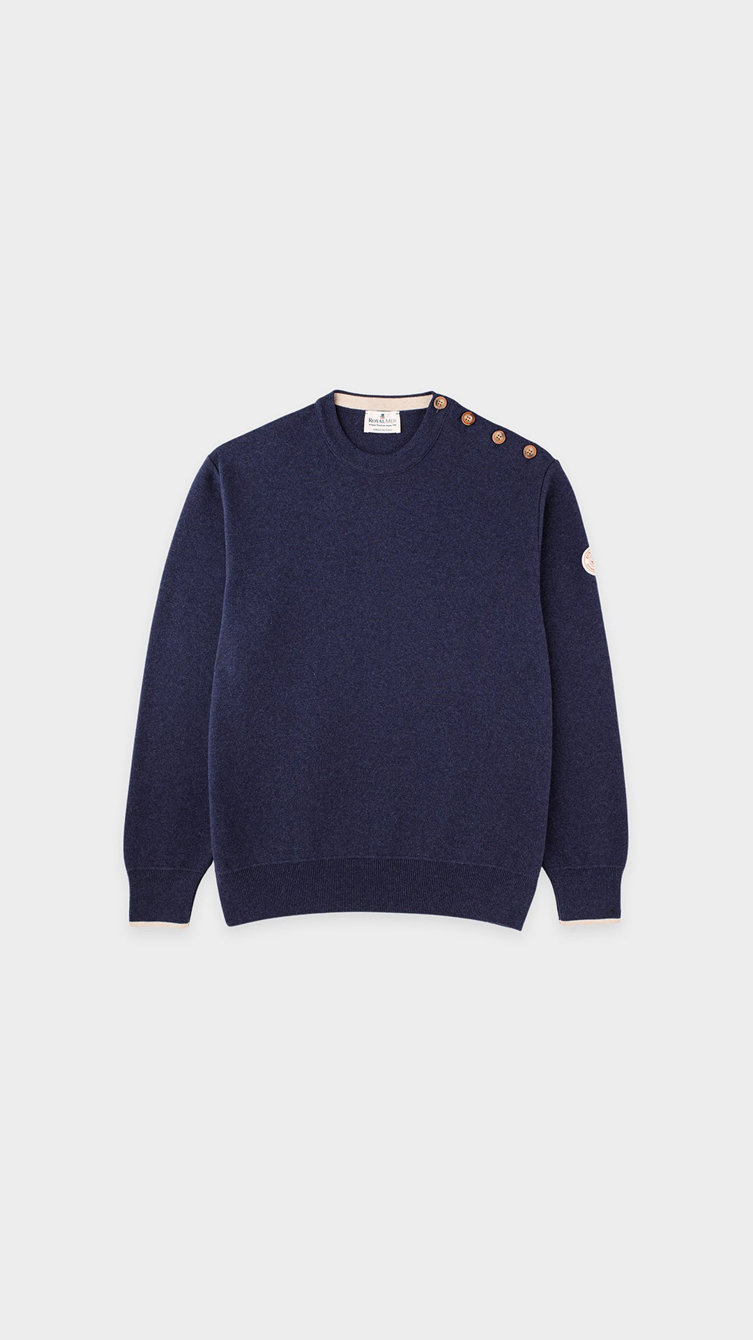 Plain cotton sailor sweater