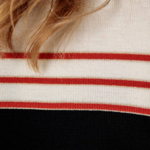 Gold striped sweater