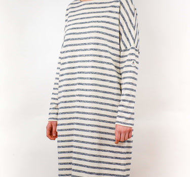 Robe marinière oversize