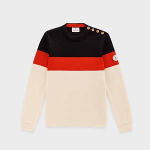 Tricolor sailor sweater