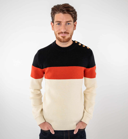 Tricolor sailor sweater