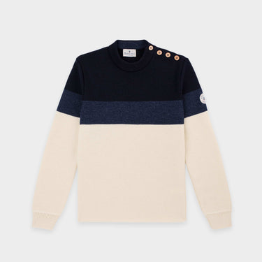 Tricolor sailor sweater