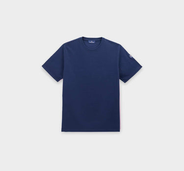 Short-sleeved round-neck T-shirt in organic cotton