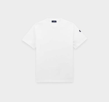 Short-sleeved round-neck T-shirt in organic cotton