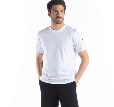 Short-sleeved round-neck T-shirt in organic cotton